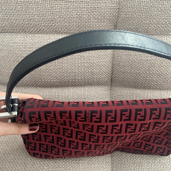SOLD - AUTHENTIC Fendi Zucchino Baguette - Picture 4 of 9